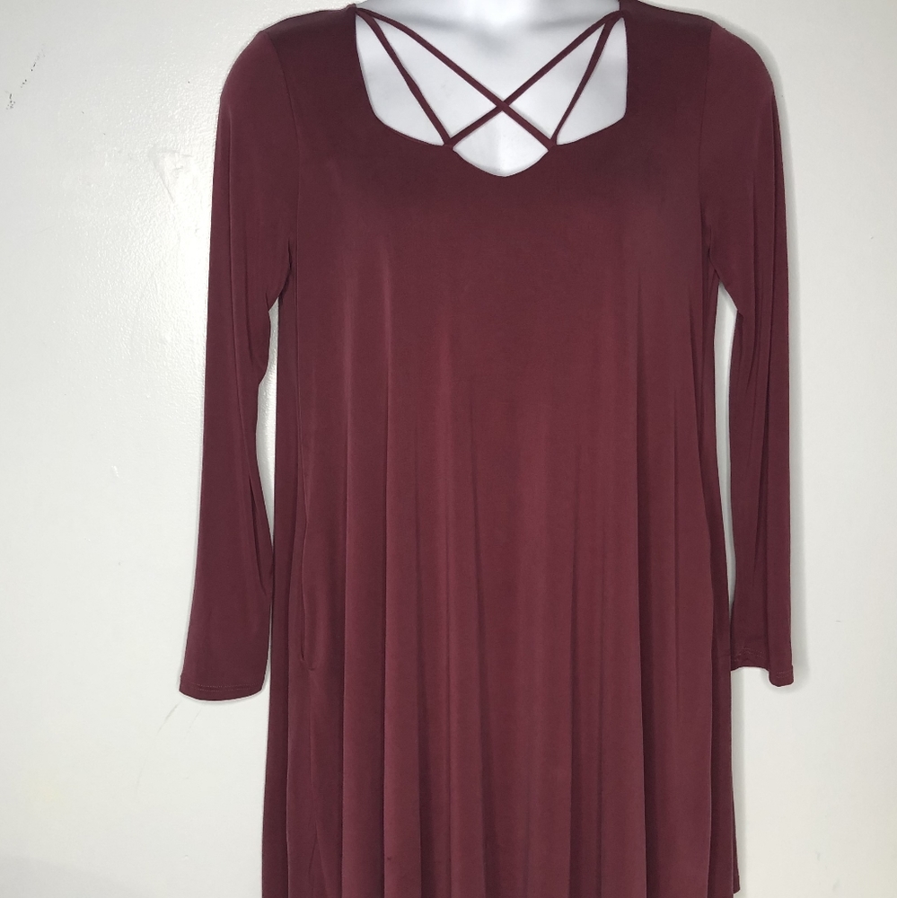 Papermoon by Stitchfix Lattice Detailed Dress